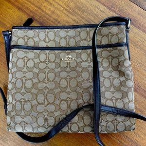 Coach brown cross body